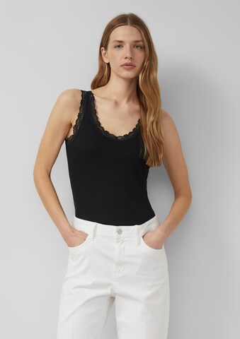 T-shirt s.Oliver en noir : devant