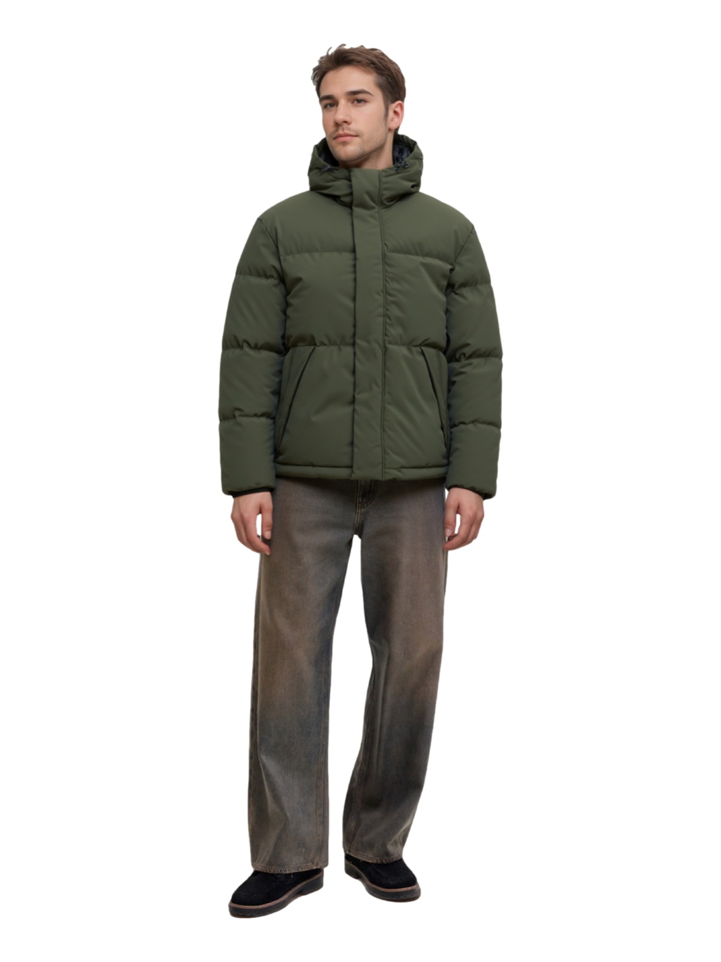 JACK & JONES Vinterjacka 'JJSoho' i grön
