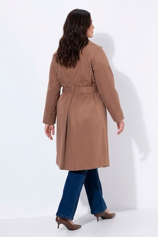 Ulla Popken Between-seasons coat in Brown
