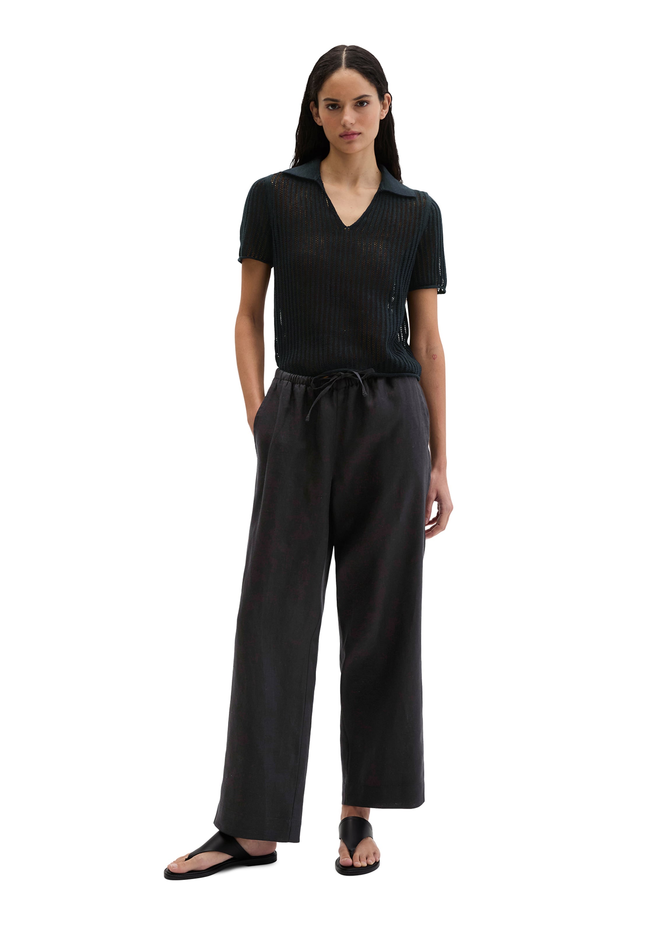 Marc O'Polo Shirt in Zwart