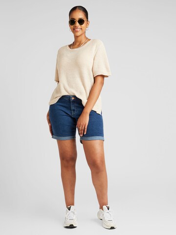 Pull-over 'SUNNY' ONLY Carmakoma en beige