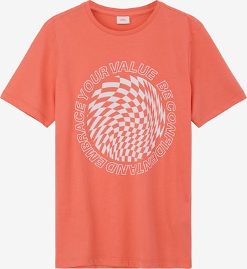 s.Oliver T-Shirt in Orange: predná strana