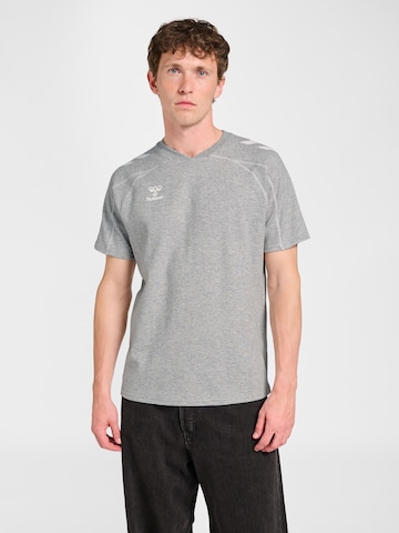 Hummel Functioneel shirt in Grijs: voorkant