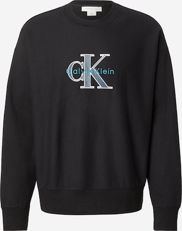 Calvin Klein Jeans Sweatshirt i svart: framsida