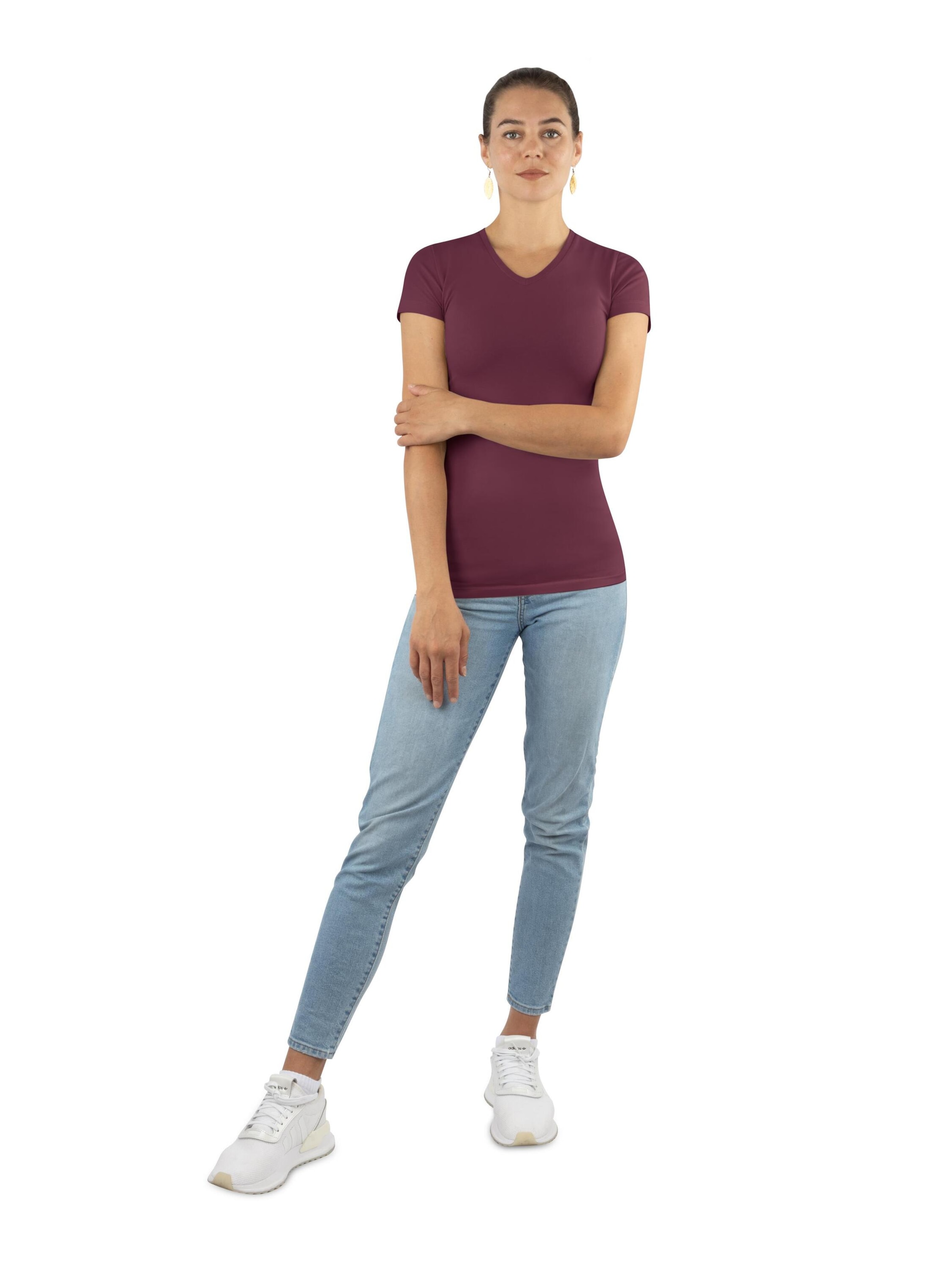 T-shirt ' Siena ' normani en rouge