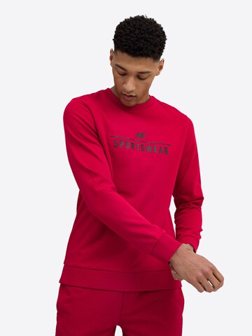 Sweat de sport 'M349' 4F en rouge : devant