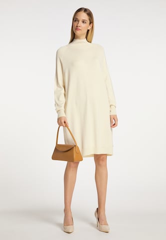 DreiMaster Klassik Knitted dress in White