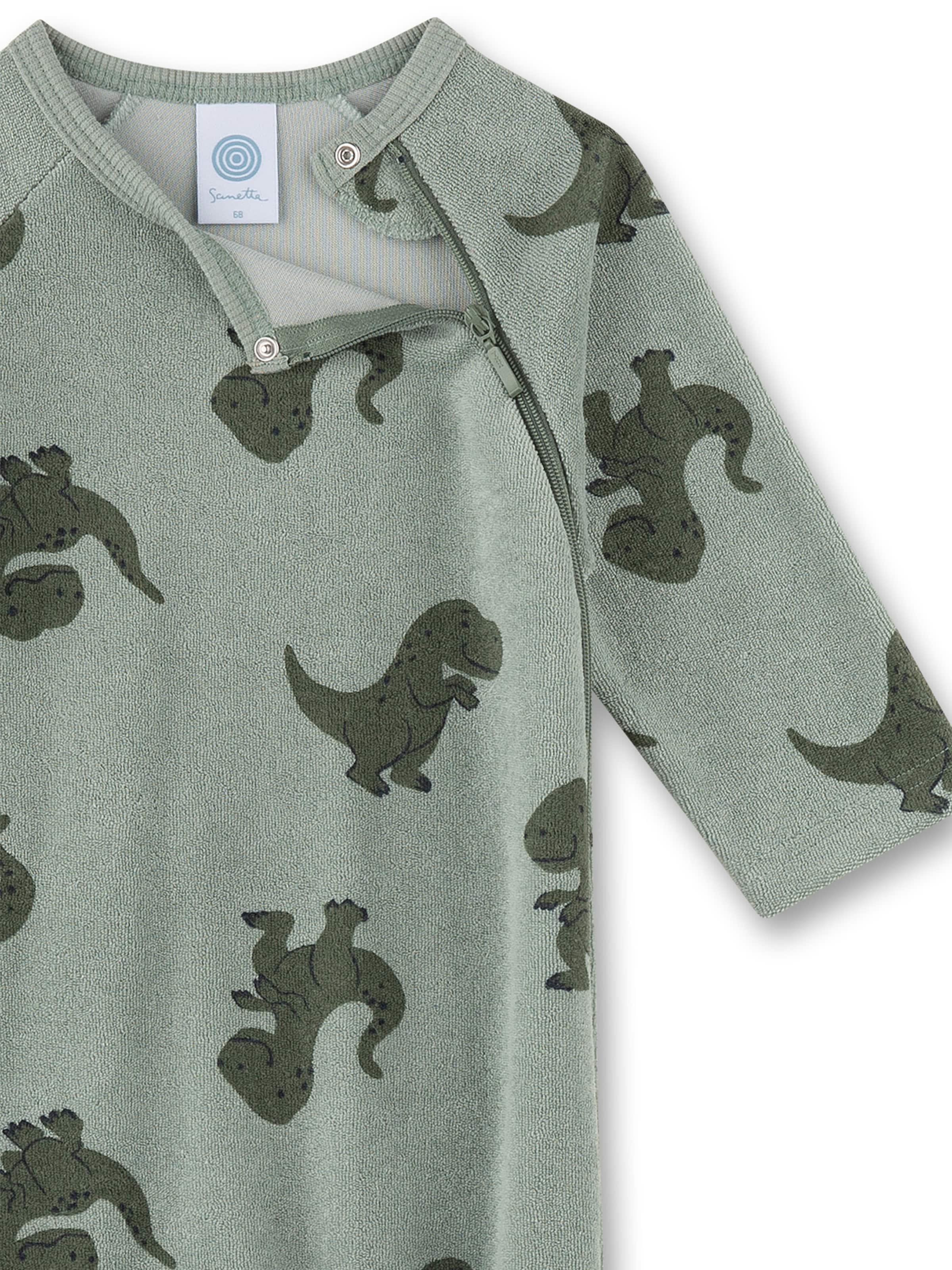 Tutina / body per bambino di Sanetta in verde