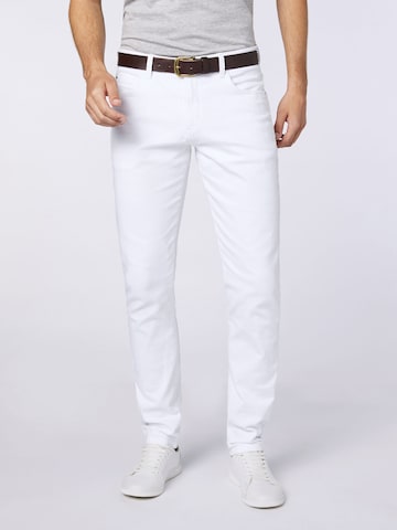 Polo Sylt Regular Jeans in White: front