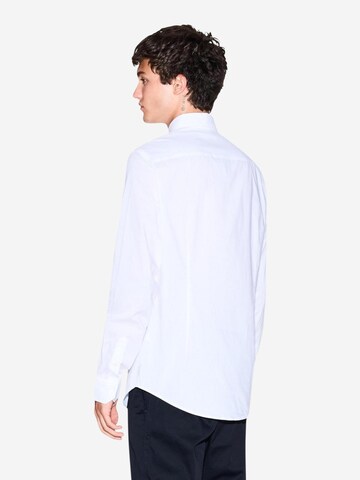 Regular fit Camicia '8NZCBD ZN10Z' di ARMANI EXCHANGE in bianco