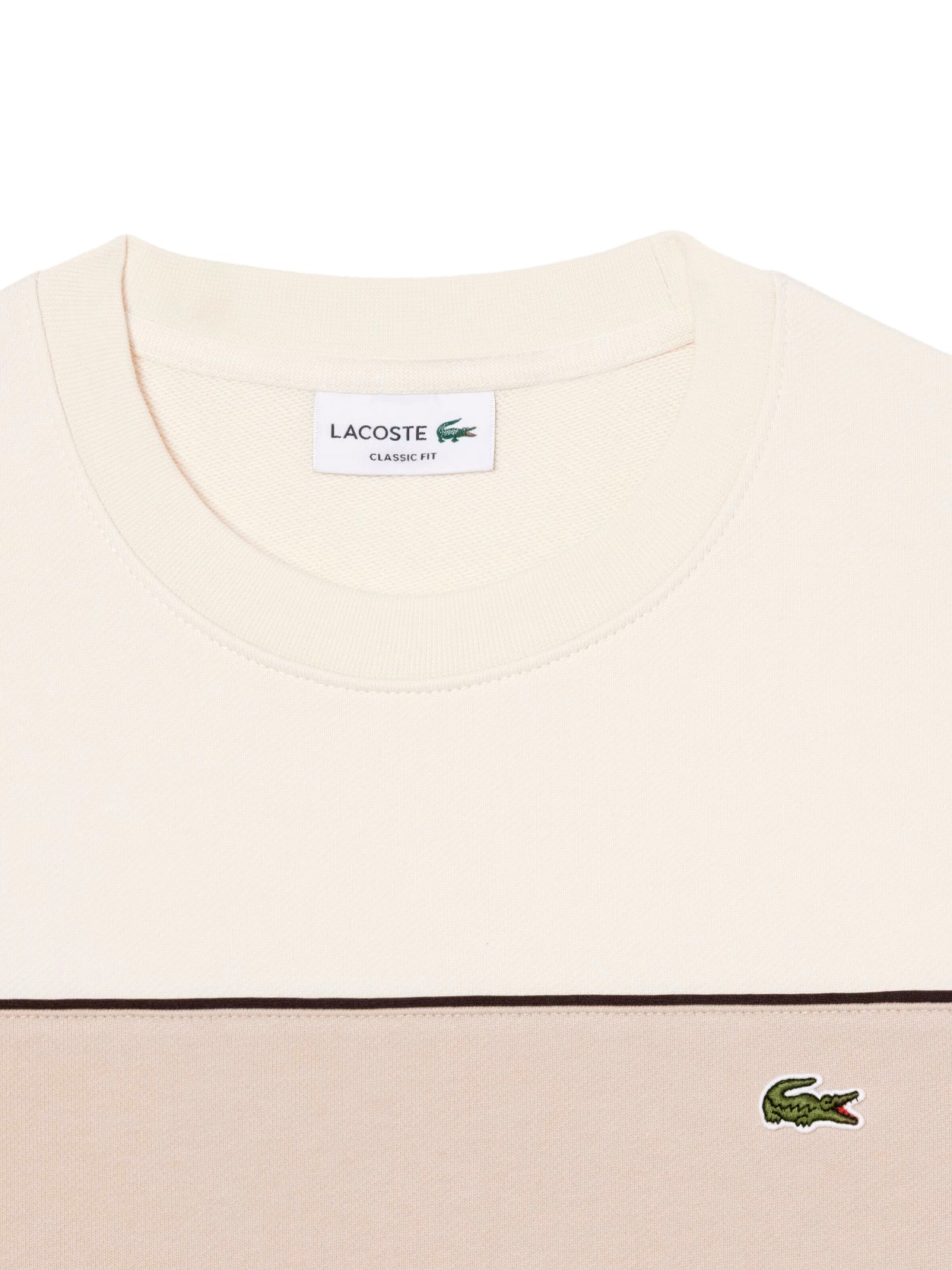 LACOSTE Sweatshirt in Beige