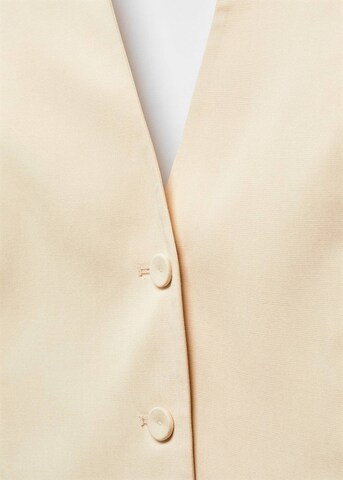 MANGO Vest 'Merida' in Beige