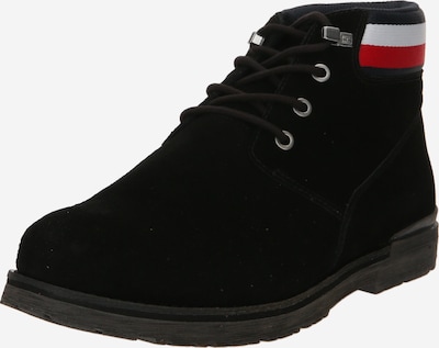 TOMMY HILFIGER Bottines à lacets en rouge / noir / blanc, Vue avec produit