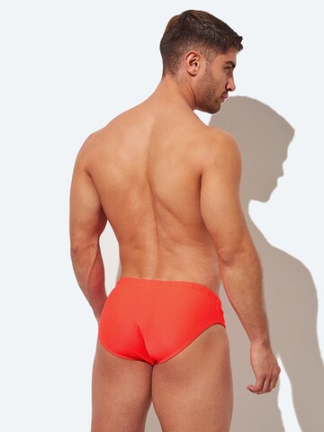 BIMONI Athletic Swim Trunks in Orange