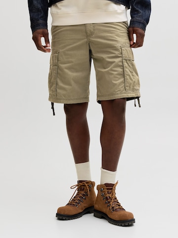 JACK & JONES Regular Cargo Pants 'JPSTCOLE FRANK' in Green: front