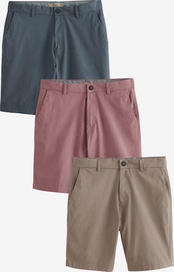 „Chino“ stiliaus kelnės iš Next, spalva – tamsiai mėlyna / rausvai pilka / ryškiai rožinė spalva, Prekių apžvalga