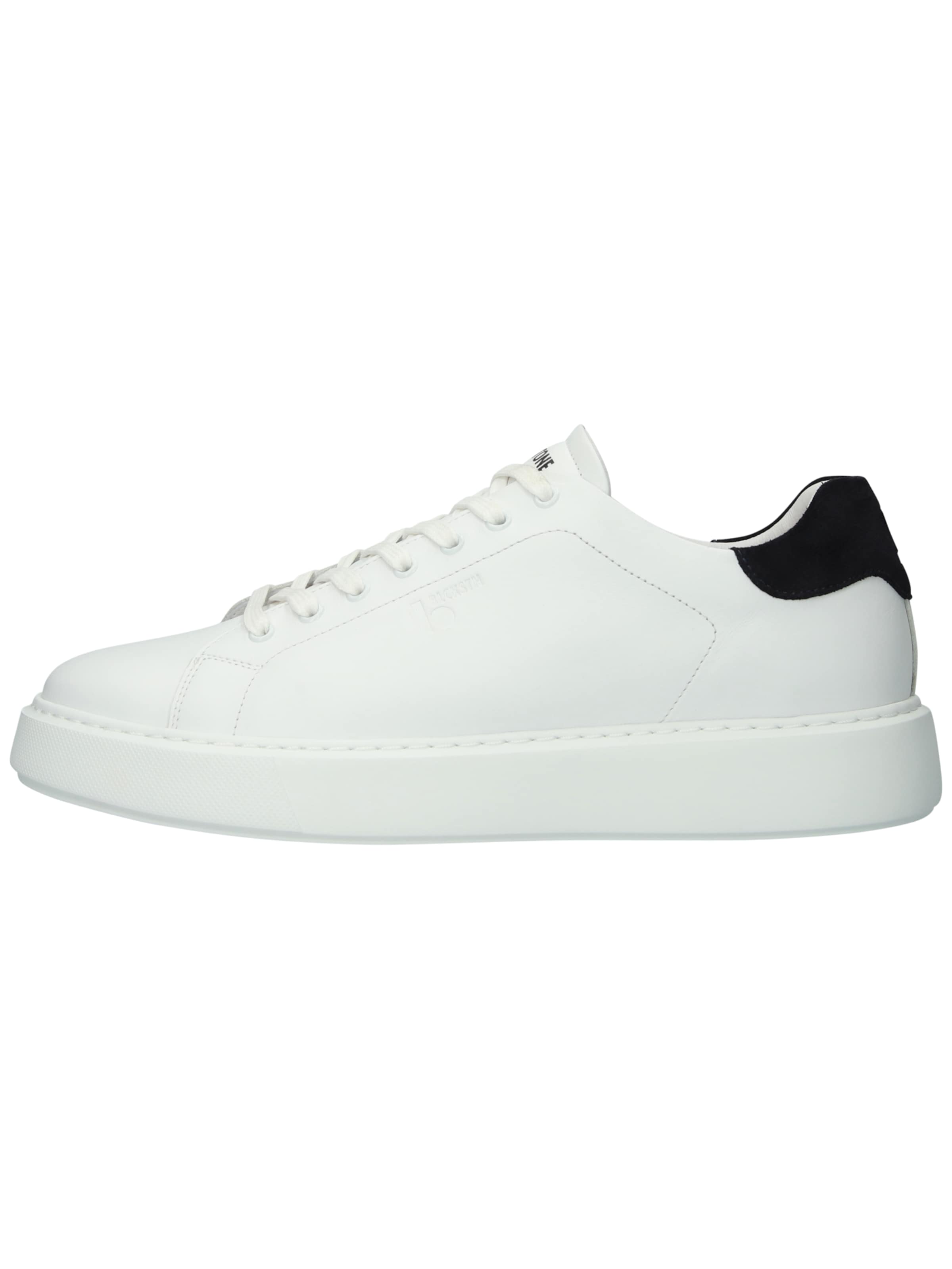 BLACKSTONE Platform trainers 'Stanley Miles' in White: front