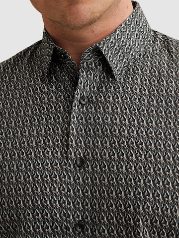 Coupe regular Chemise 'Shirt with allover print and button closure' VANGUARD en vert