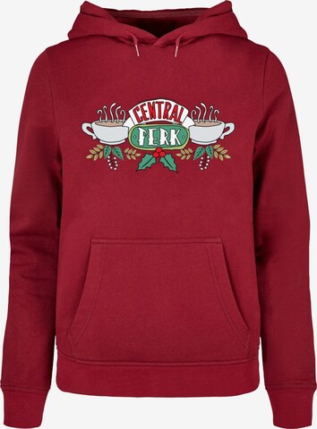 Sweat-shirt 'Friends - Festive Central Perk' ABSOLUTE CULT en rouge : devant