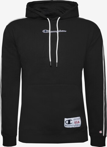 Champion Authentic Athletic Apparel Sweatshirt in Zwart: voorkant