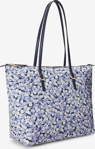Lauren Ralph Lauren Nakupovalna torba 'Keaton' | modra barva: sprednja stran