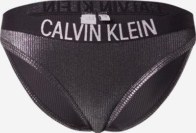 Calvin Klein Swimwear Bikini donji dio u crna / srebro, Pregled proizvoda