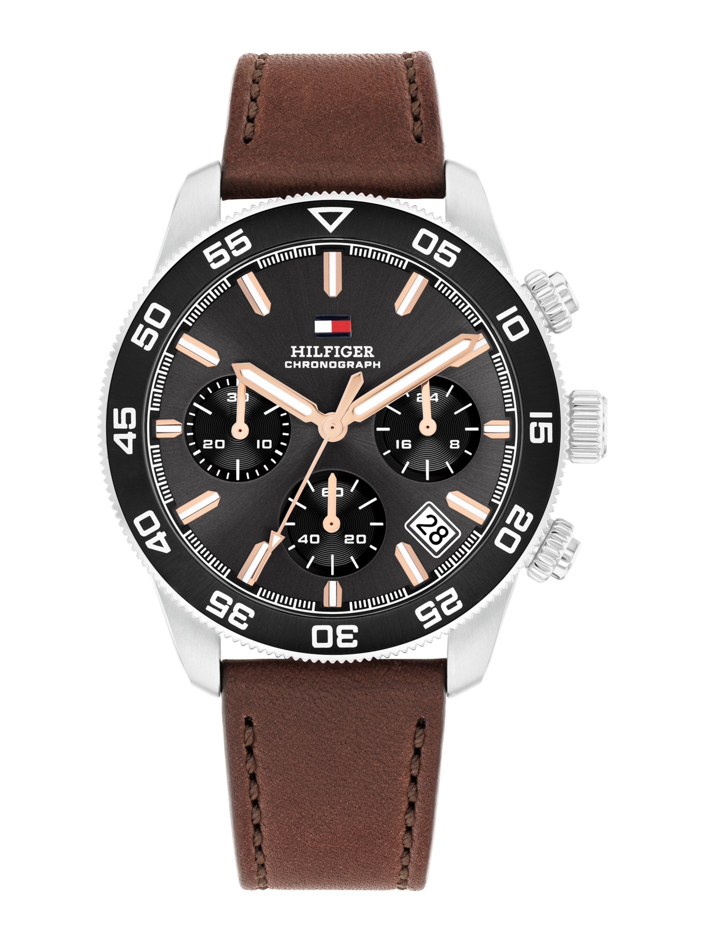 TOMMY HILFIGER Аналоговые часы '85' в Коричневый
