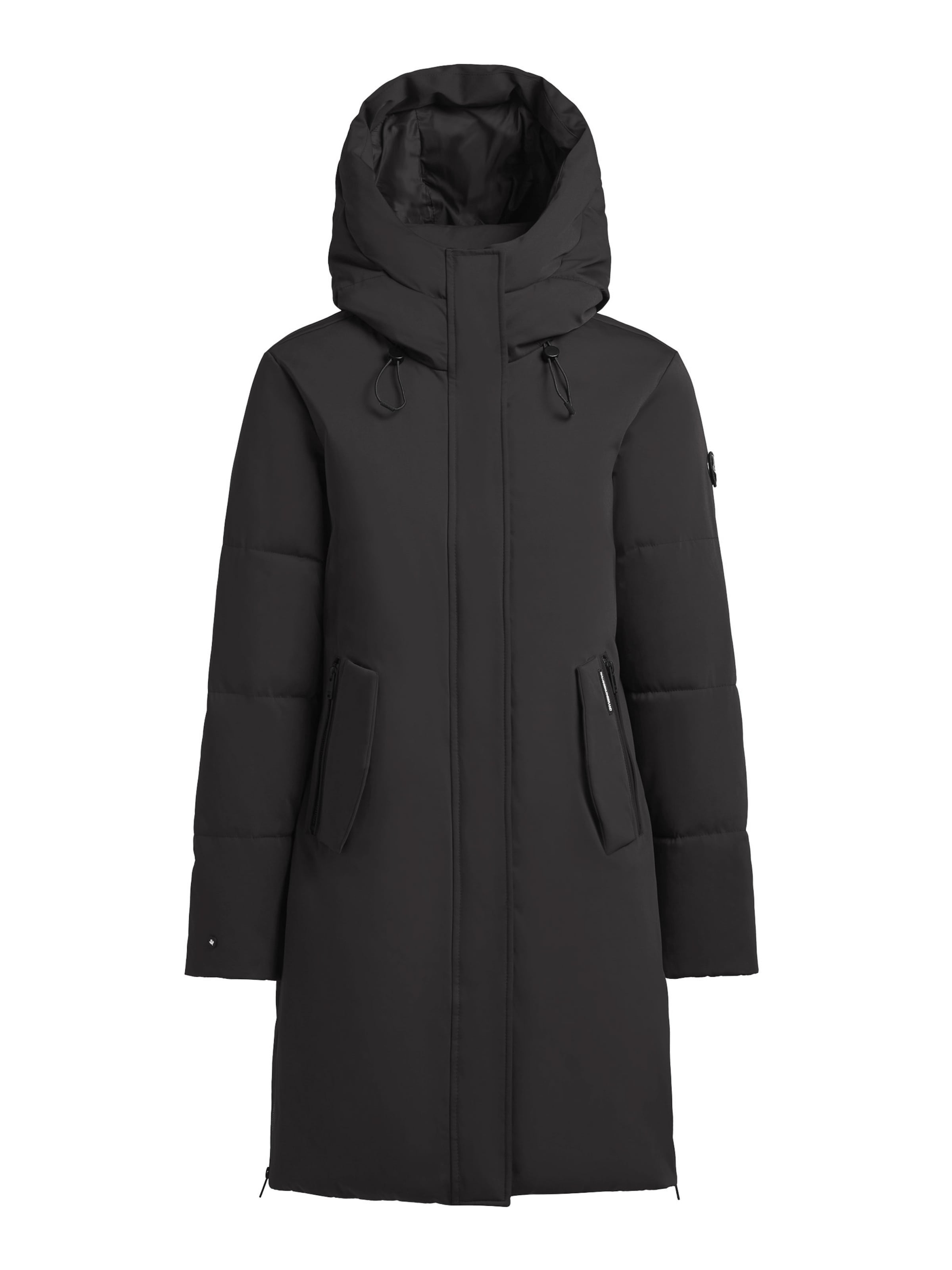 khujo Mantel ' LEANE ' in Grau: Vorderseite