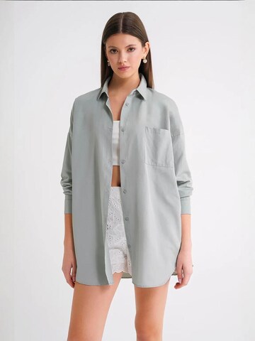 Camicia da donna di MixRay in verde