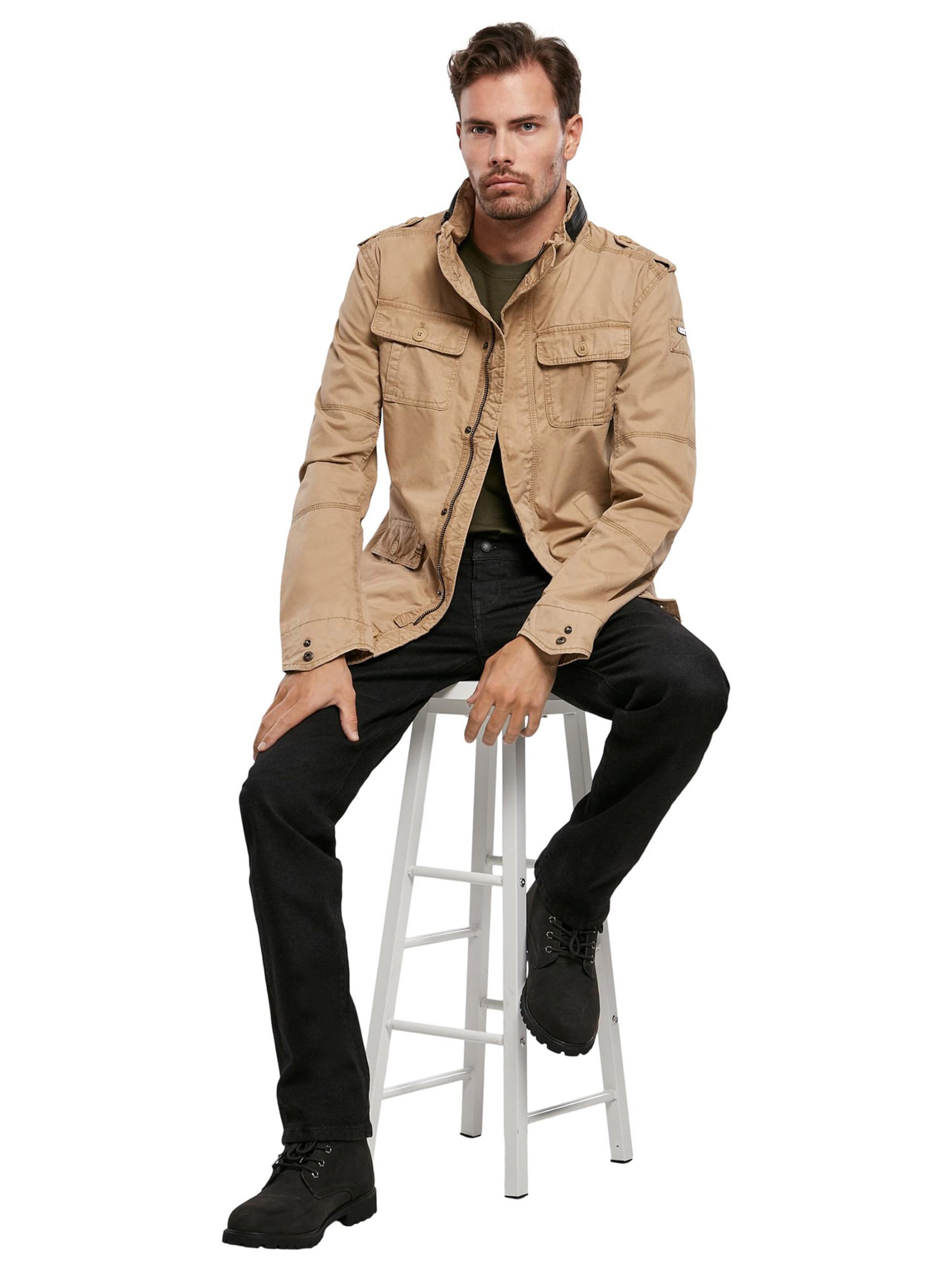 Brandit Overgangsjakke 'Britannia' i beige