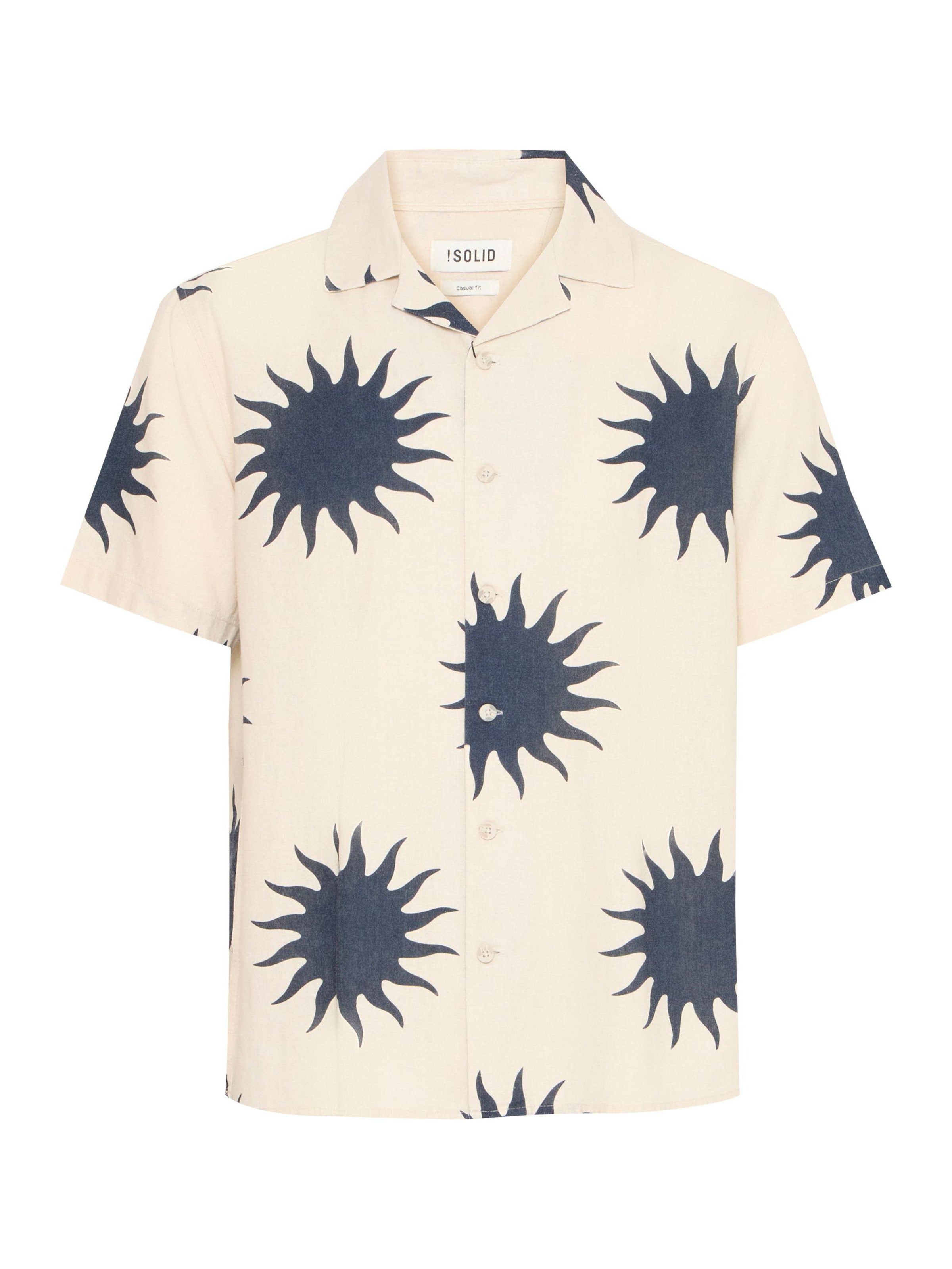 !Solid Comfort fit Overhemd 'SDPargav' in Beige: voorkant