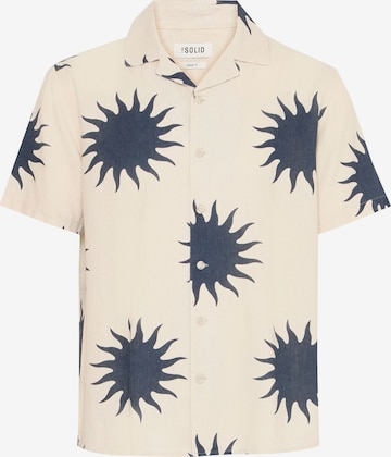 !Solid Comfort fit Overhemd 'SDPargav' in Beige: voorkant