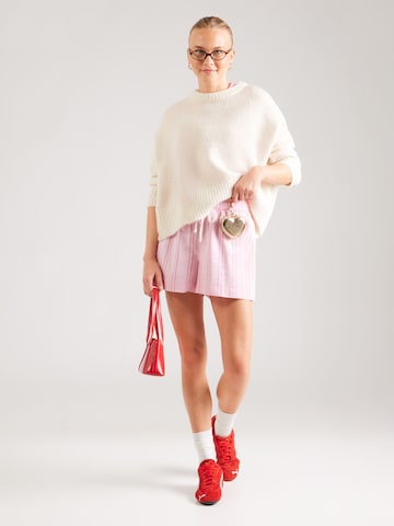 Tally Weijl Regular Trousers in Pink