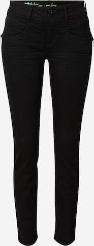 STREET ONE Slimfit Jeans in Schwarz: predná strana