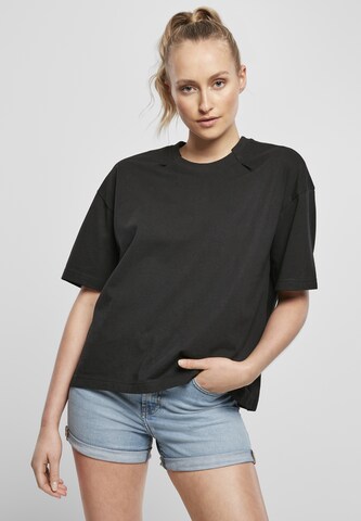 melns Urban Classics "Oversize" stila krekls: no priekšpuses