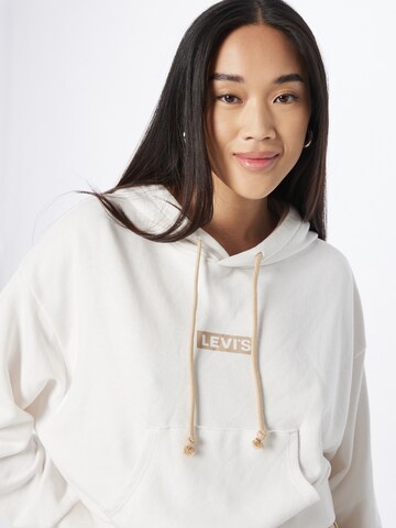 LEVI'S ® Bluzka sportowa 'Graphic Laundry Hoodie' w kolorze biały