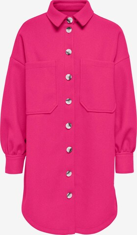 ONLY Демисезонная куртка в Ярко-розовый: спереди