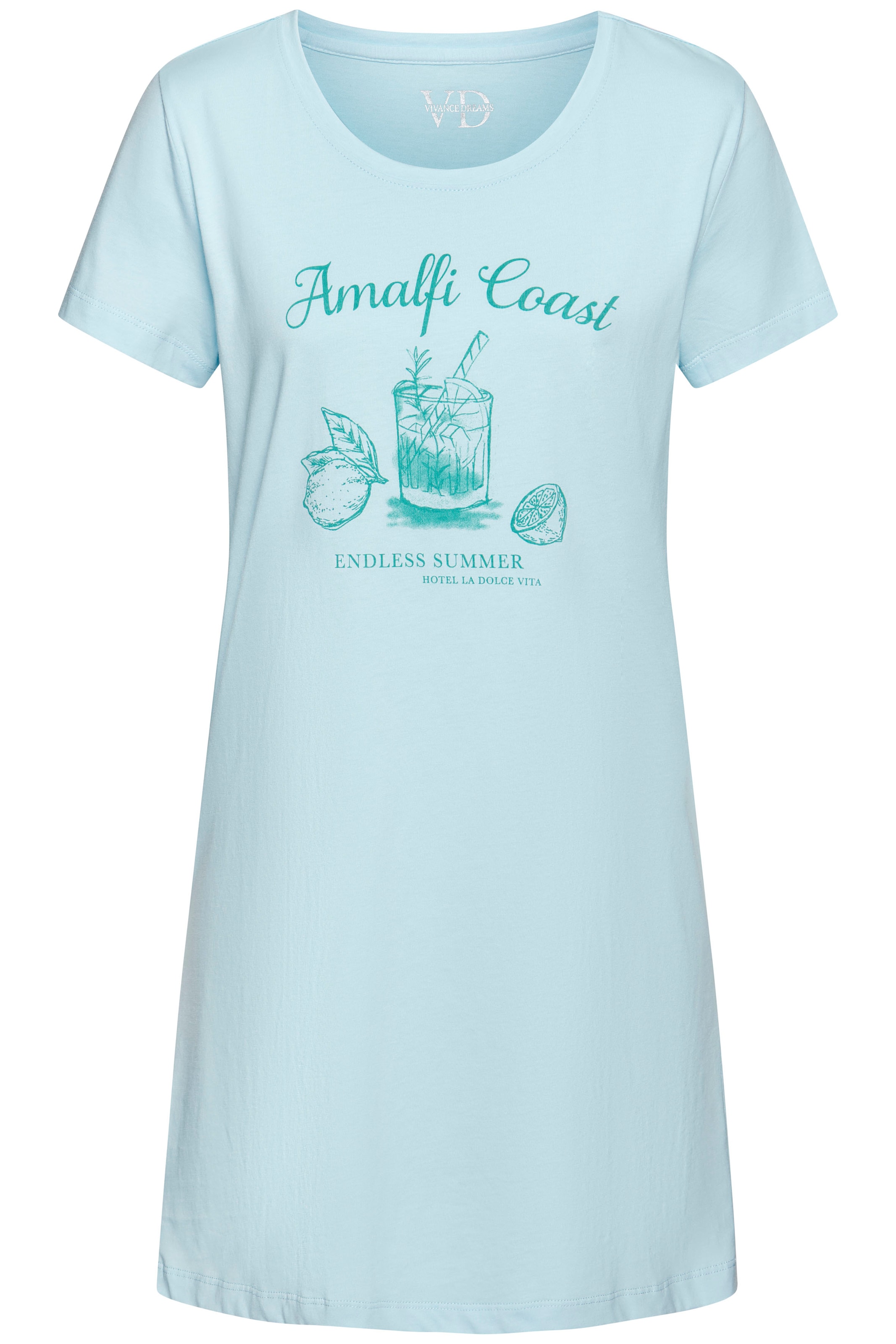 VIVANCE Ночная рубашка 'Dreams' в Синий: спереди