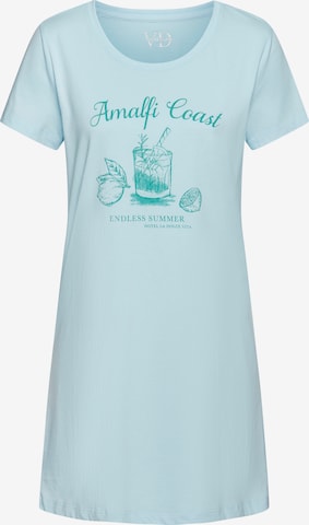 VIVANCE Ночная рубашка 'Dreams' в Синий: спереди