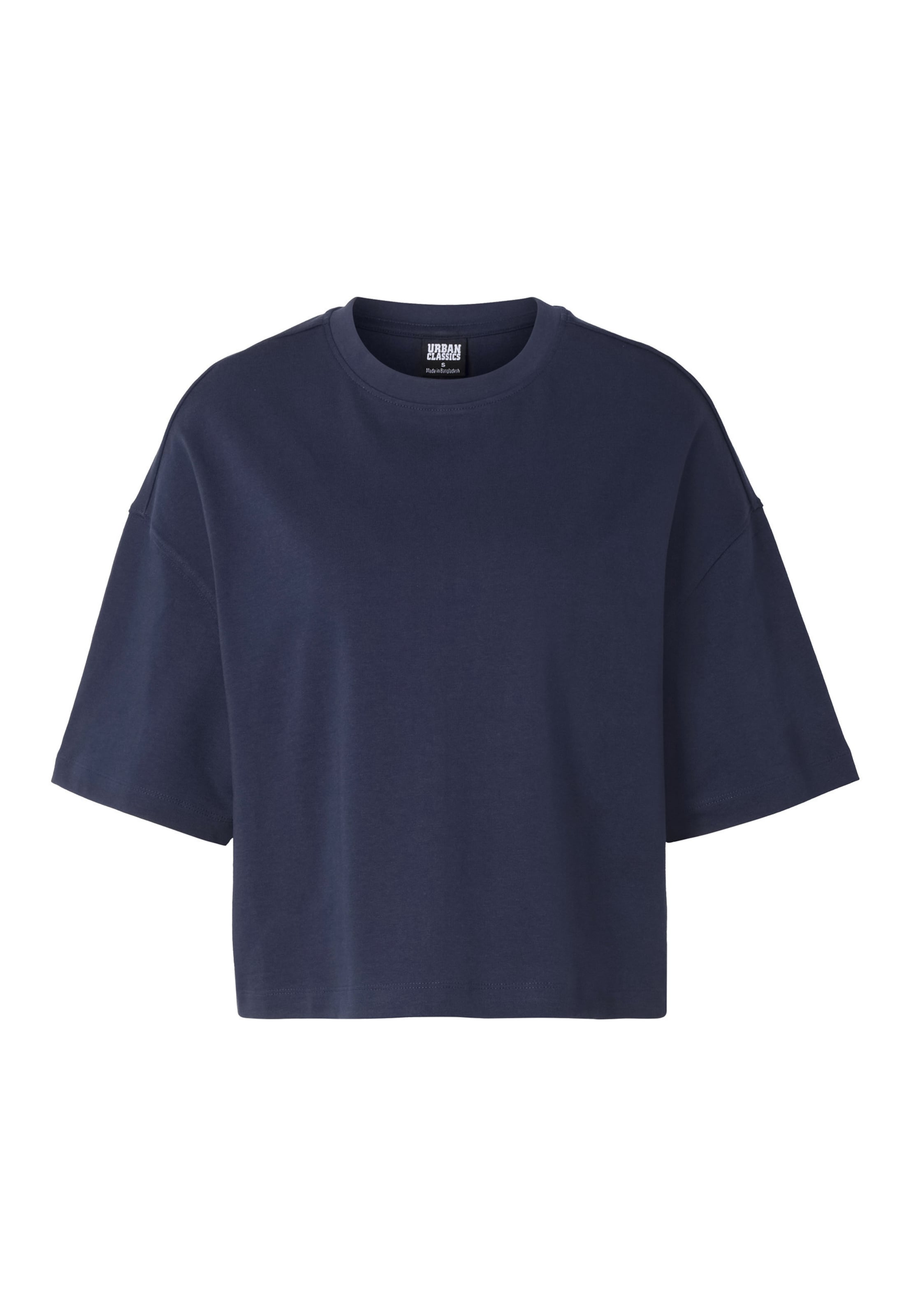T-shirt oversize Urban Classics en bleu : devant