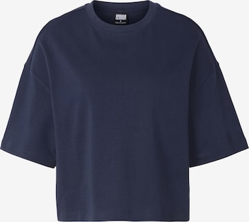 T-shirt oversize Urban Classics en bleu : devant