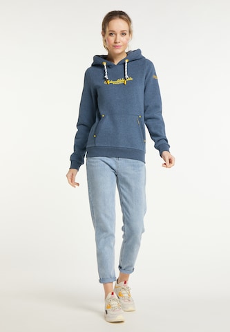 Schmuddelwedda Sweatshirt 'Hamburg' in Blauw