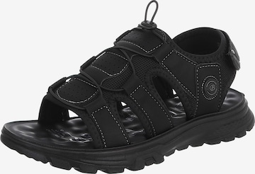 CoolWalk Sandals in Black: front