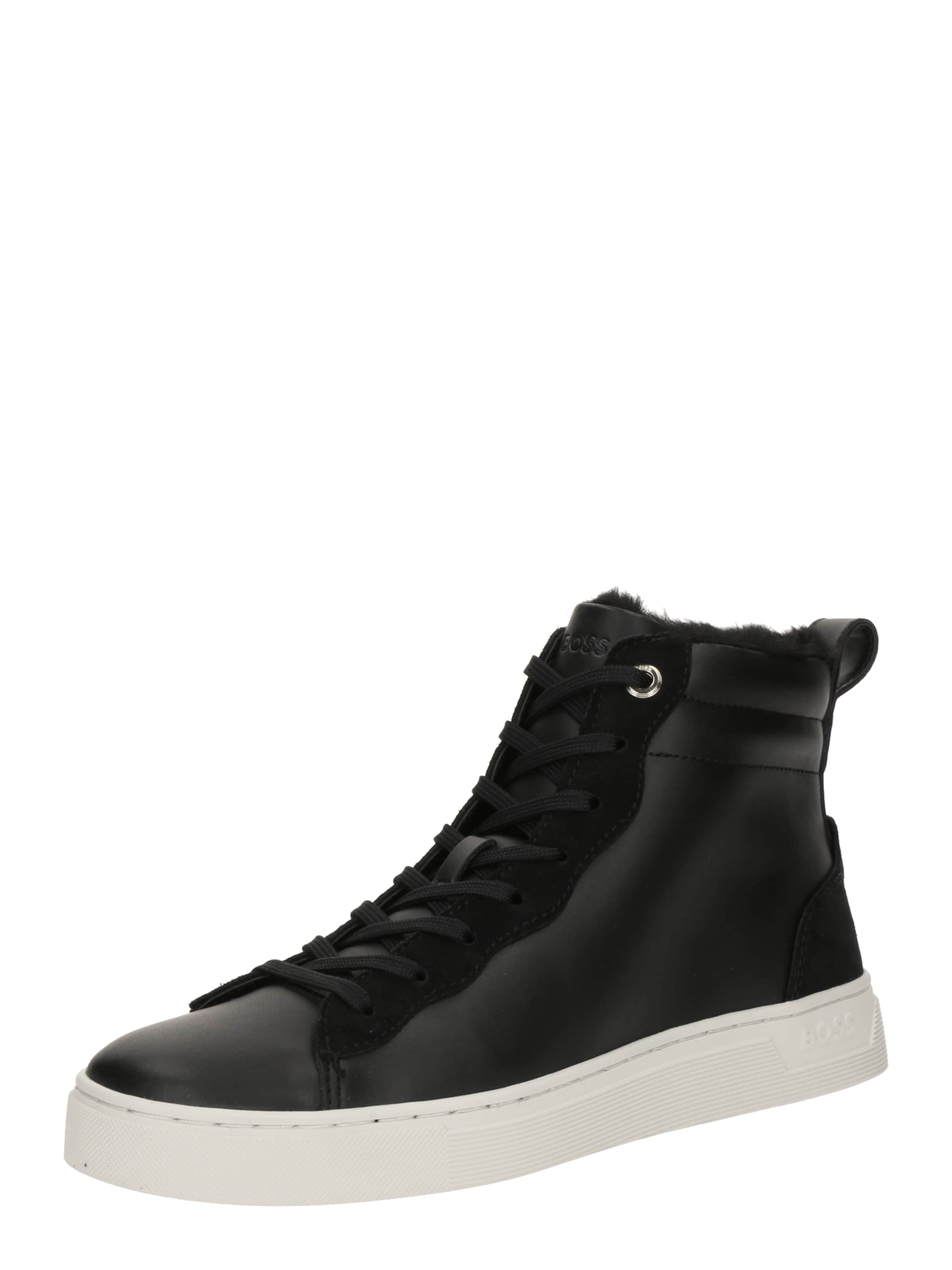 BOSS Кроссовки на платформе 'Rhys' в Черный: спереди