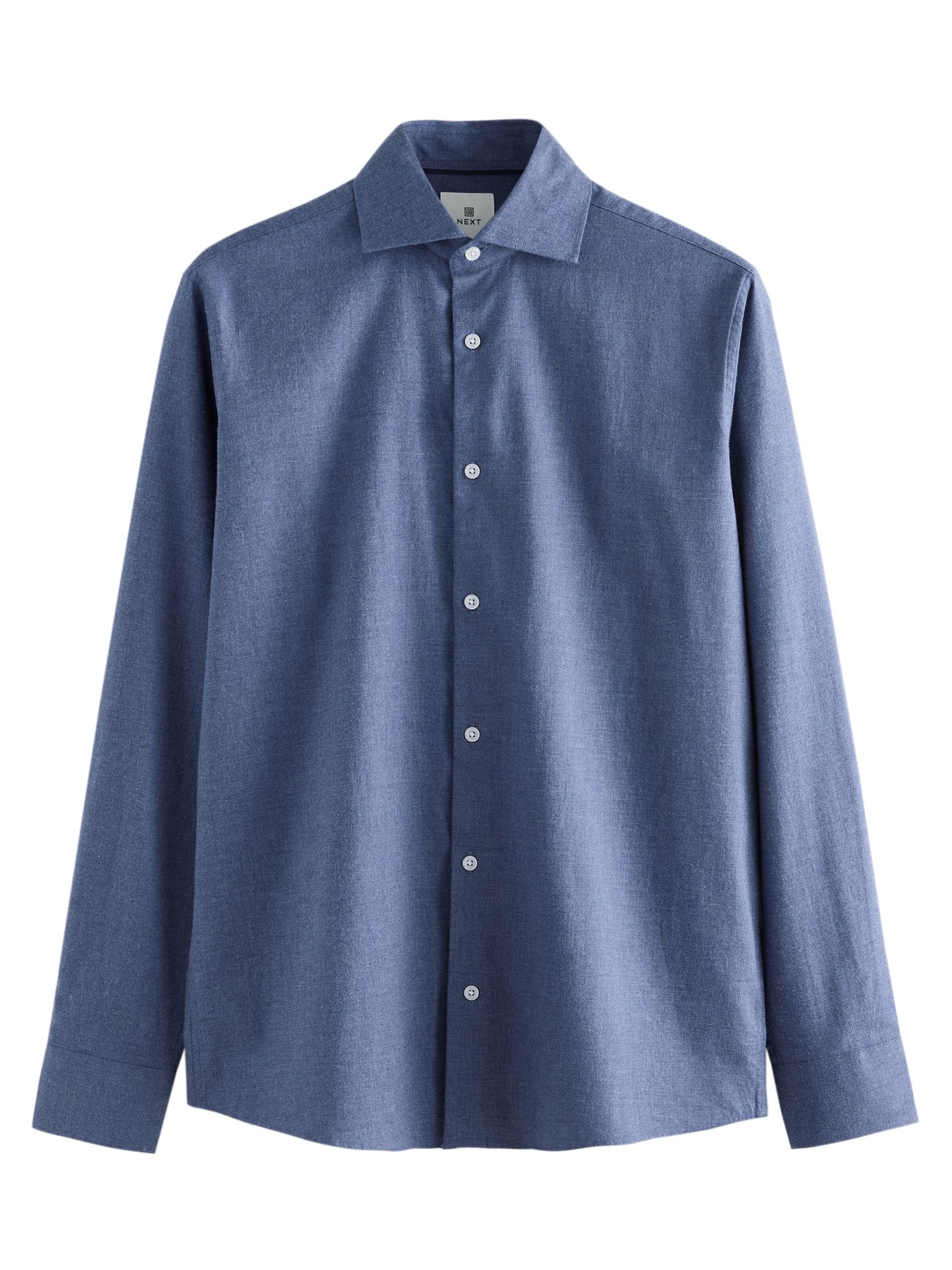 Next Regular Fit Hemd in Blau: Vorderseite