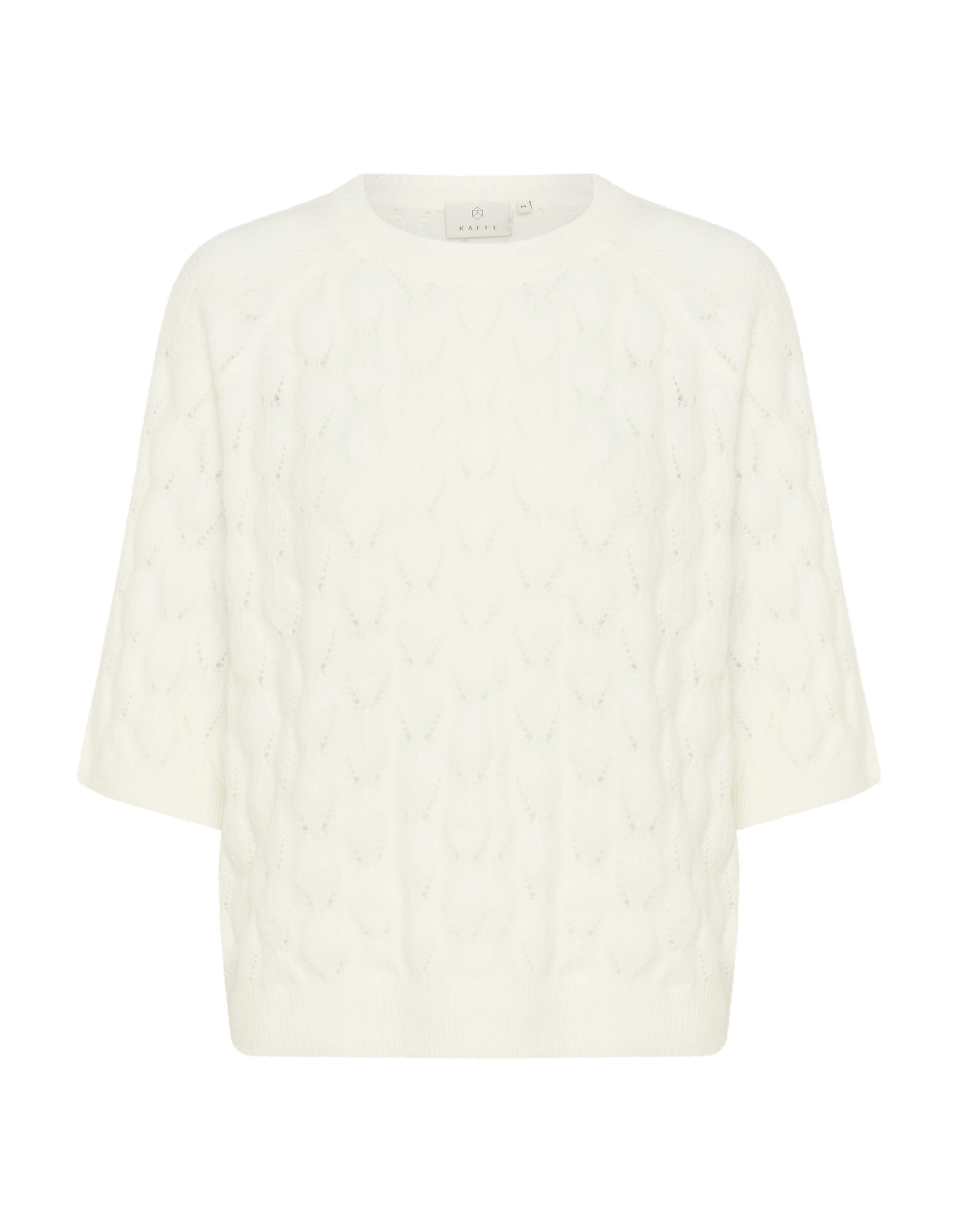 Kaffe Pullover 'Malene' in Weiß: Vorderseite