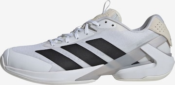 Chaussure de sport 'Adizero Ubersonic 5' ADIDAS PERFORMANCE en blanc : devant