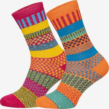 HomeOfSocks Socks 'HOS2299' in Pink: front