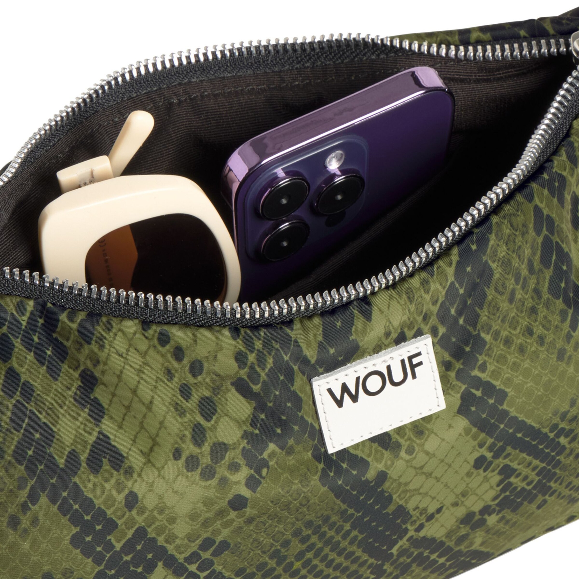 Wouf Schultertasche 'Studio' in Grün