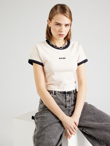 Karo Kauer Shirt 'Ringer' in White